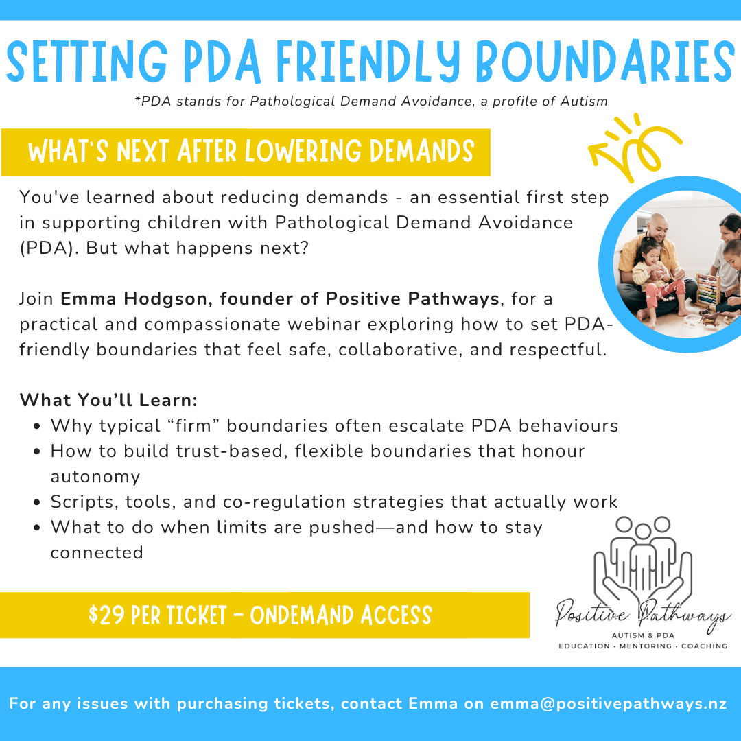 Webinar: Setting PDA Friendly Boundaries