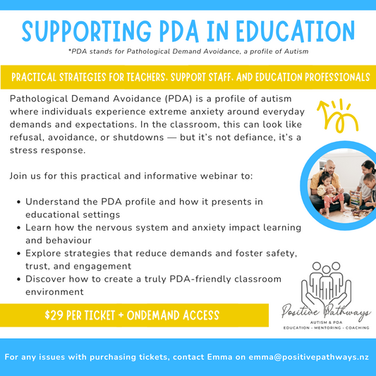Supporting PDA in Education